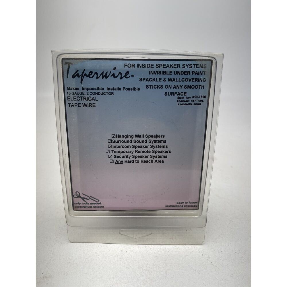 New Taperwire 18 Gauge 2 Conductor Electrical Tape Wire